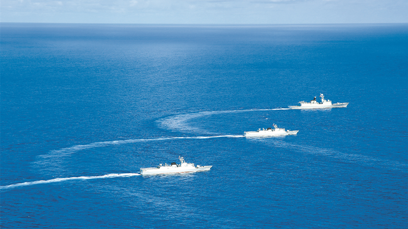 南部戰(zhàn)區(qū)海軍遠海訓練編隊開展實戰(zhàn)化訓練