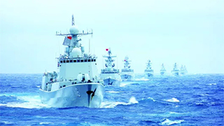 唱軍歌說黨史丨人民海軍向前進！