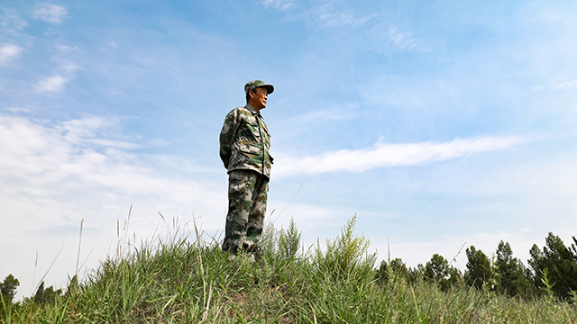 “綠化將軍”張連?。呵嗌綄?xiě)忠誠(chéng)
