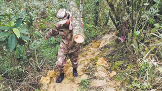 民兵送暖小分隊(duì)，出發(fā)