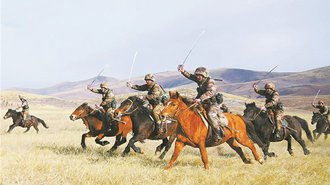 第76集團(tuán)軍某旅玉樹獨(dú)立騎兵連:永遠(yuǎn)向勝利沖鋒