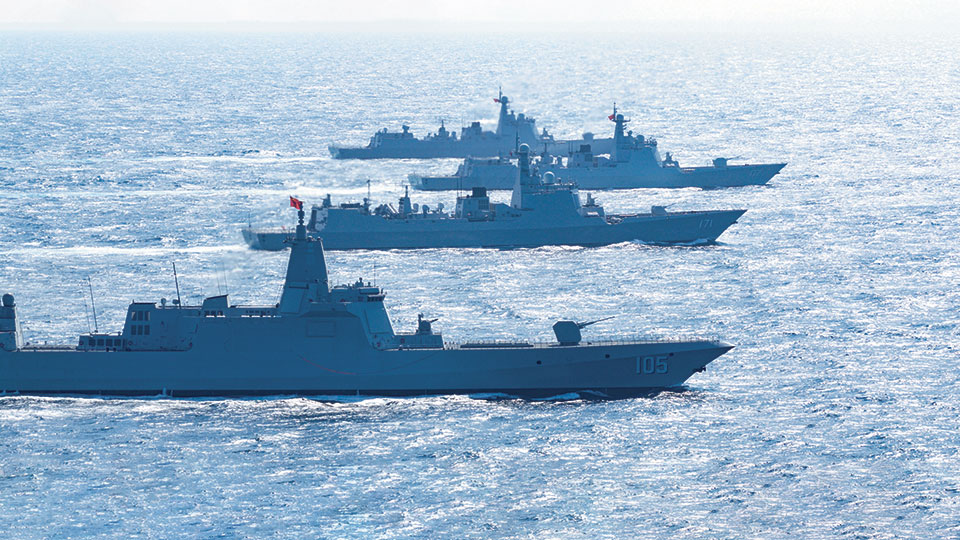 滄海淬劍——海軍某支隊艦艇編隊實戰(zhàn)化訓(xùn)練影像