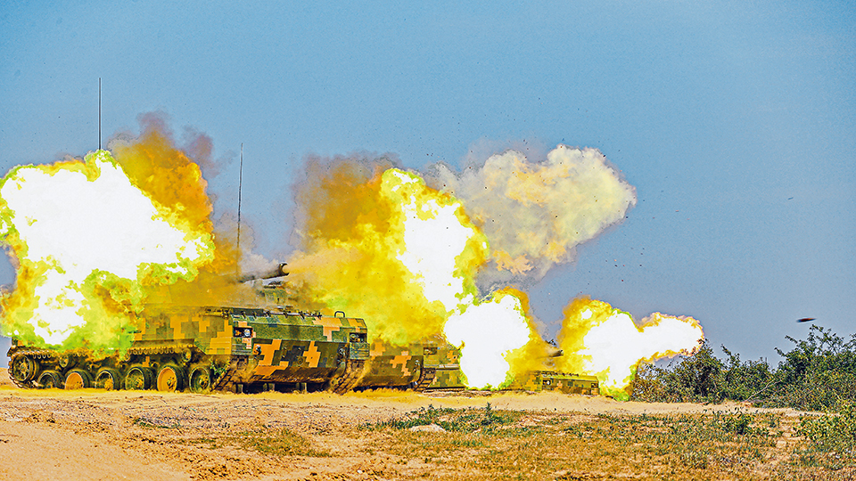 炮火沖天映山野！直擊陸軍某旅炮兵分隊(duì)實(shí)彈射擊考核