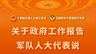 關(guān)于政府工作報(bào)告 軍隊(duì)人大代表說
