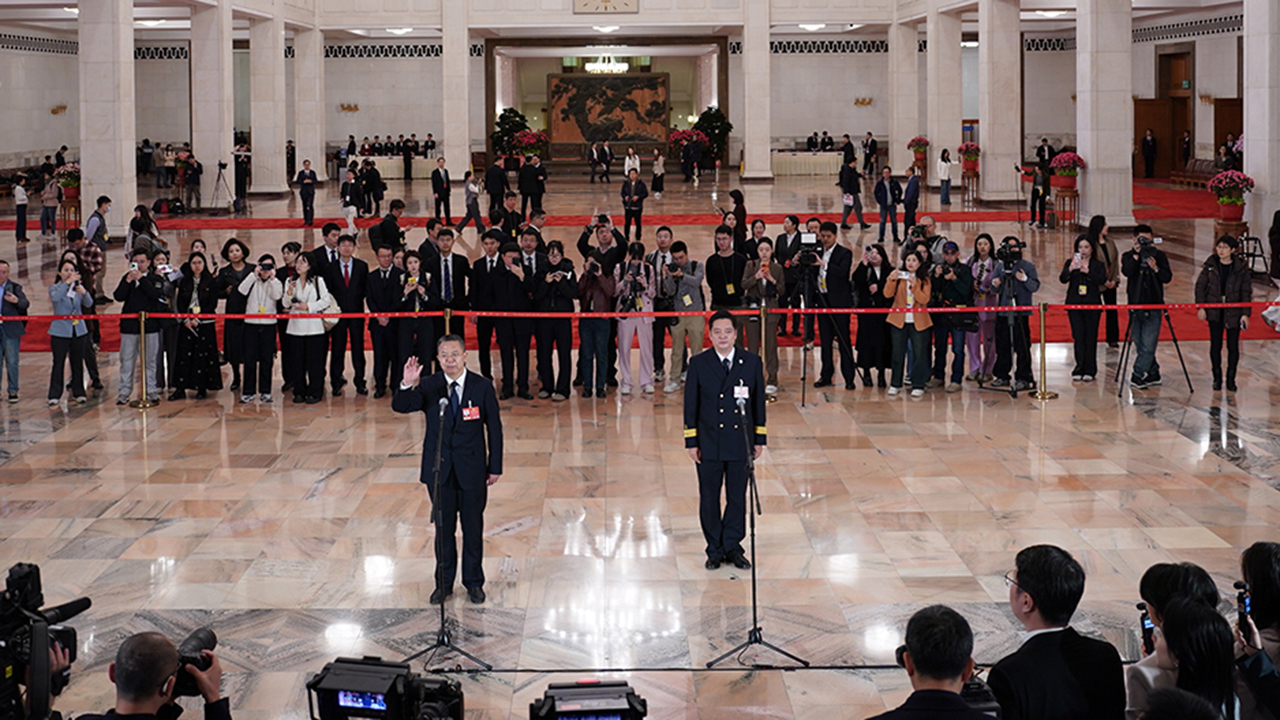 十四屆全國人大四次會議第二場“代表通道”集中采訪活動舉行